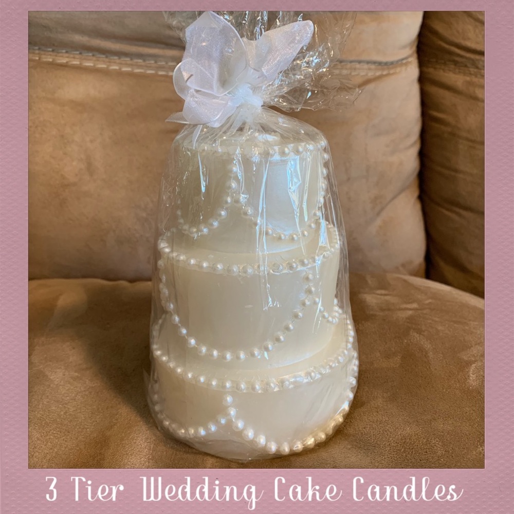 3-Tier Center piece Wedding Candles - Picture 1 of 3